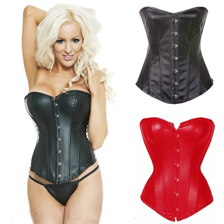 Corset Court Gothic — Lacets & Baleines Structurées