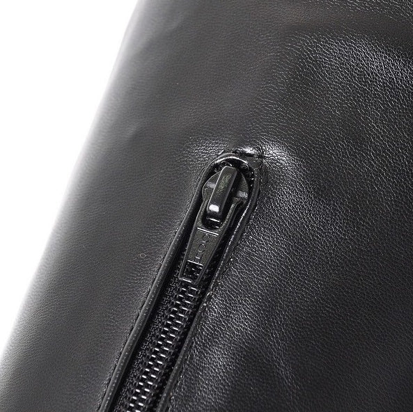 Cuissardes PU Stiletto — Zip Latéral & Talon Aiguille Haut