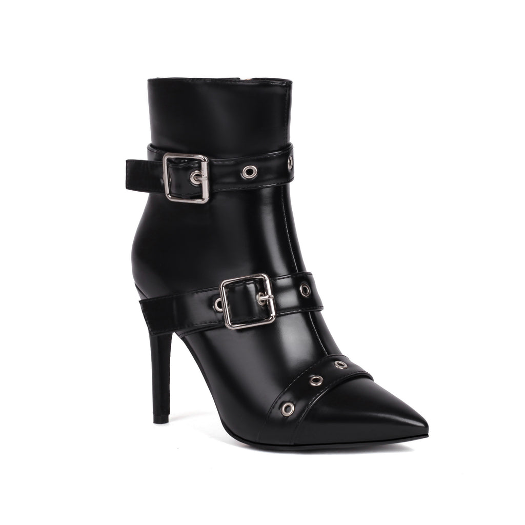 Bottines Stiletto Femme Talon Aiguille – Grandes Tailles 34-48