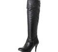 Cuissardes PU Stiletto — Zip Latéral & Talon Aiguille Haut