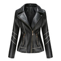 Veste Courte en Similicuir Léger – Mi-Saison & Coupe Ajustée Fine
