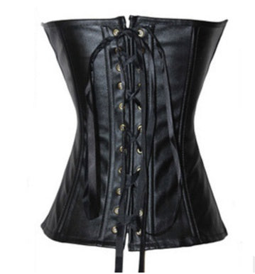 Corset Punk en Faux Cuir – Style Rock & Dark