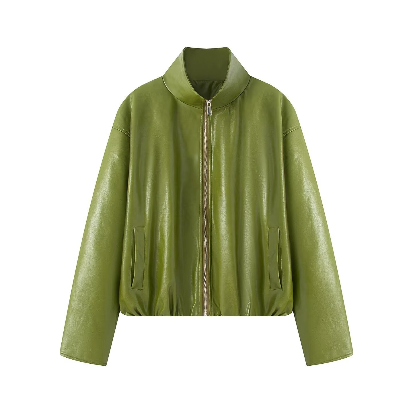 Ensemble Veste & Robe Sans Bretelles Rétro – PU Cuir Style Streetwear