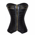 Corset Punk en Faux Cuir – Style Rock & Dark