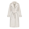 Trench Long Loose Élégant – Veste Simili Cuir PU Femme Printemps-Automne