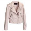 Veste Courte en Similicuir – Coupe Minimaliste & Style Affirmé