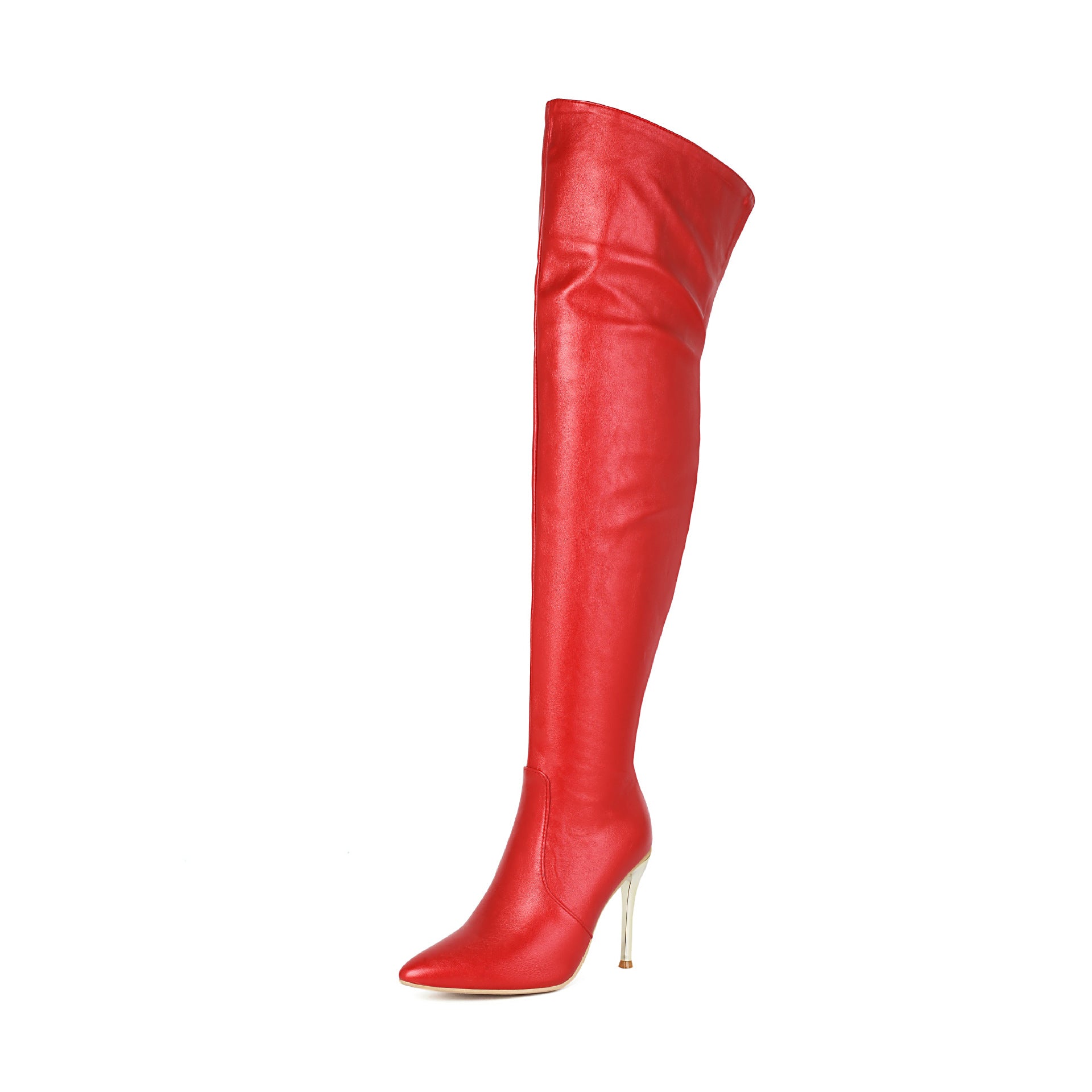 Bottes Cuissardes Stiletto Bout Pointu – Doublure Coton & Grandes Tailles 34-48