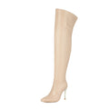 Bottes Cuissardes Stiletto Bout Pointu – Doublure Coton & Grandes Tailles 34-48