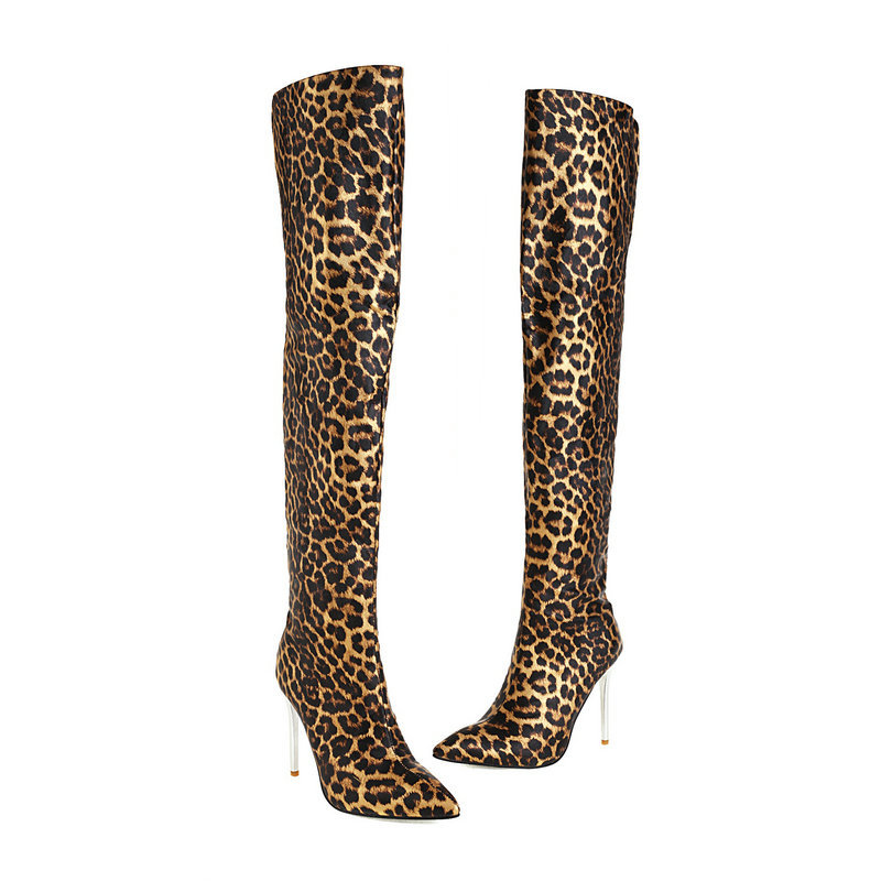 Bottes Cuissardes Stiletto Vernis Bout Pointu – Plateforme & Grandes Tailles 34-43